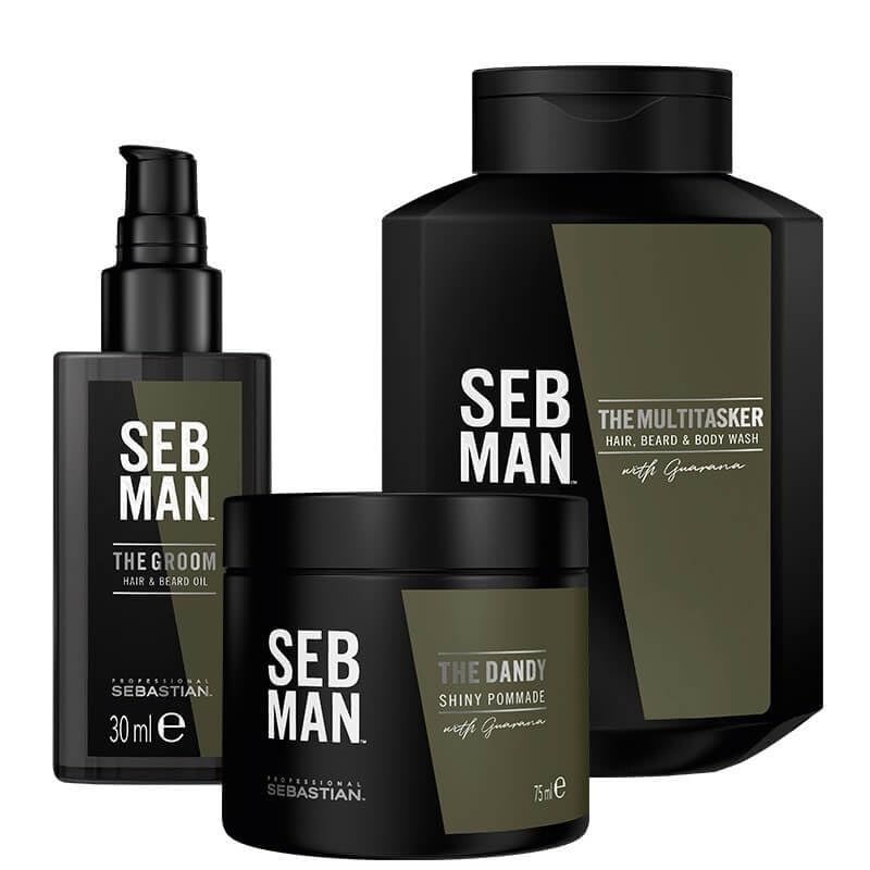 Trio Multitasker Groom Dandy SEBMAN coffret soin homme complet