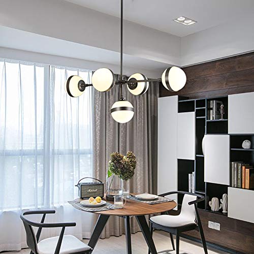 Lustre Magic Bean E14 géométrique à placage de cuivre et plafonnier industriel Spoutnik