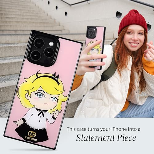Image of COCOMII Rectangle for iPhone 16 Pro Case, Blush Monochrome Coco&MII