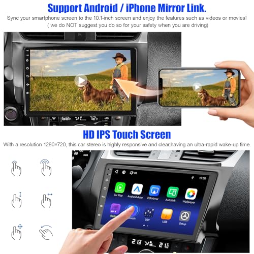 Radio para Nissan Sentra 2013-2017 con pantalla 10.1" táctil miniatura 5