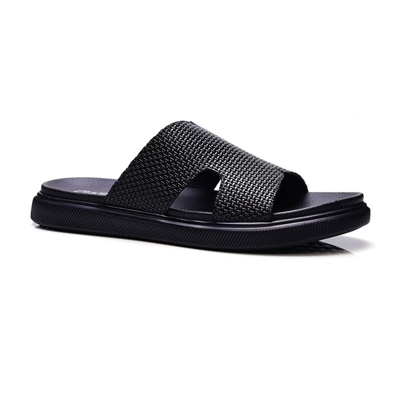 Carlos Santana Cosmic Slides for Men | Casual Mens Slides | Mens Sandals | Leather Sandals