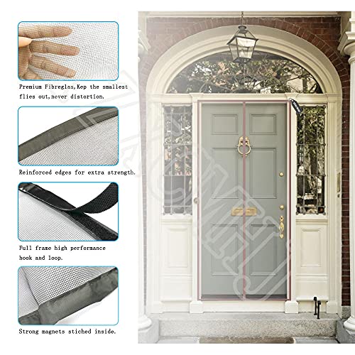 Zanzariera Magnetica per Porte,Chiusura Automatica...