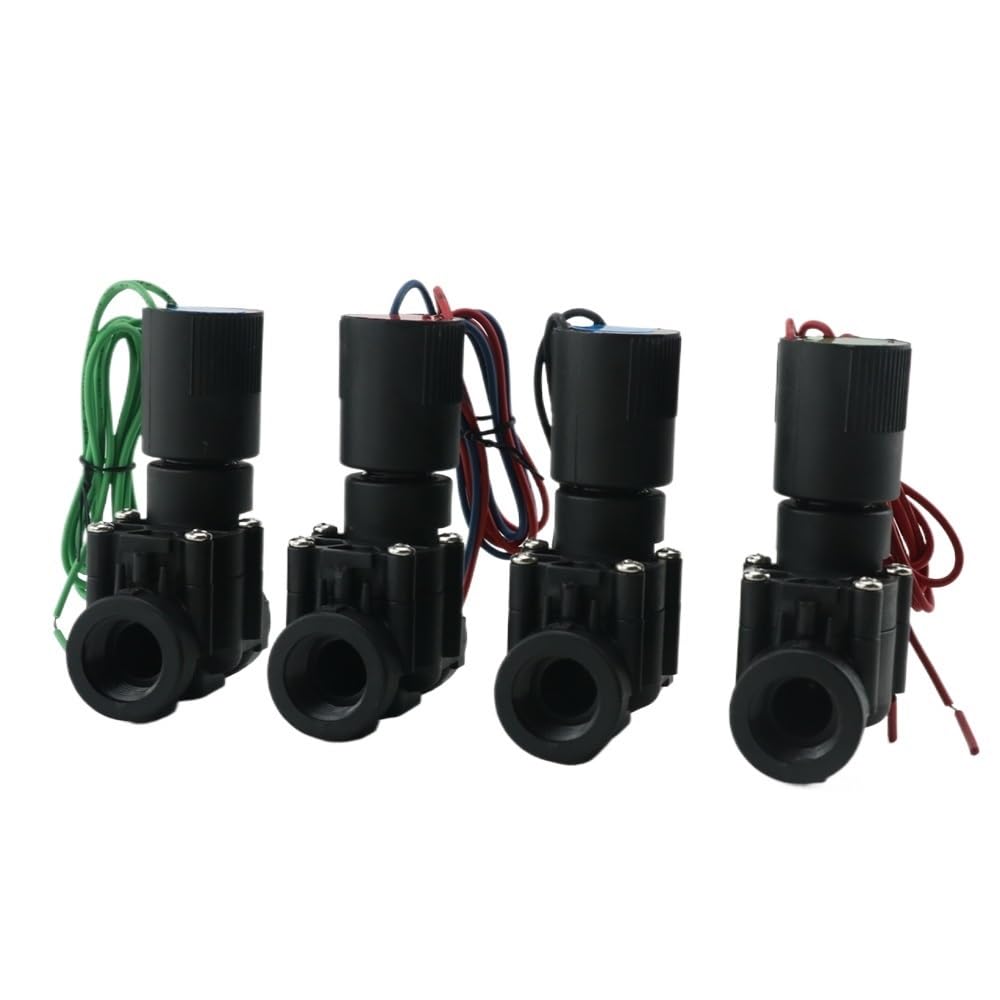 Valvola pilota a solenoide for irrigazione normalmente chiusa da 1/2 "3/4" 1 "20 32 for irrigazione agricola da giardino (Color : DC24V, Size : 1-1/4")