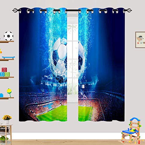 YUANZU Football Theme Curtains - Image 2