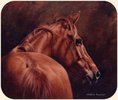 Fiddler's Elbow - Chestnut Horse Mouse Pad by Adeline Halvorson