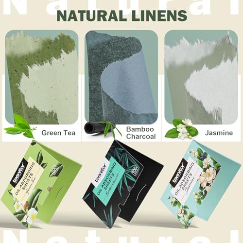 teenitor oil blotting sheets for face 600 sheet oil absorbing sheets for face blotting papers for face blotting paper for oily skin oil wipes for face oil sheets oil pads for face oil control film