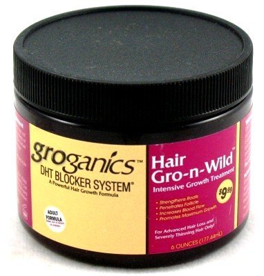 Groganic DHT Gro-N-Wild Treatment 6 oz. (3-Pack) with Free Nail File