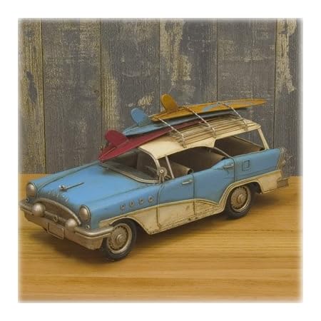 Amazon ビンテージ ブリキカー サーフワゴン ミニチュア ビンテージカー 車 サーフィン ブリキ ミニカー ダイキャストカー ホビー Amazon ビンテージ ブリキカー サーフワゴン ミニチュア ビンテージカー 車 サーフィン ブリキ ミニカー ダイキャストカー ホビー