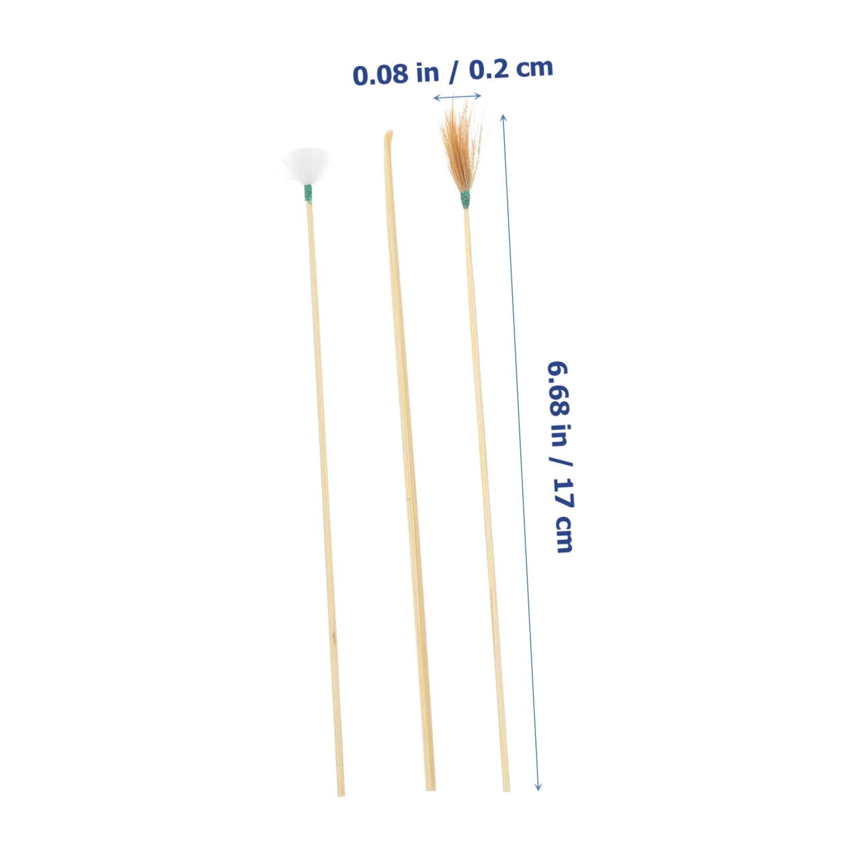 TOVINANNA Earwax Cleaning Wand 5 Pack of Sturdy Bamboo Ear Spoon Set Earwax Pickers Easy to Use