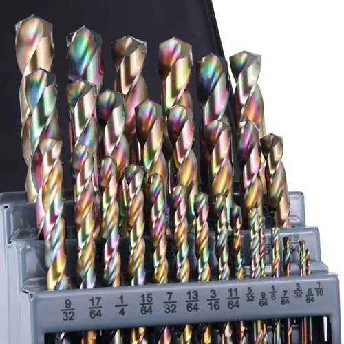 Maywoqi Cobalt Drill Bits 29Pcs