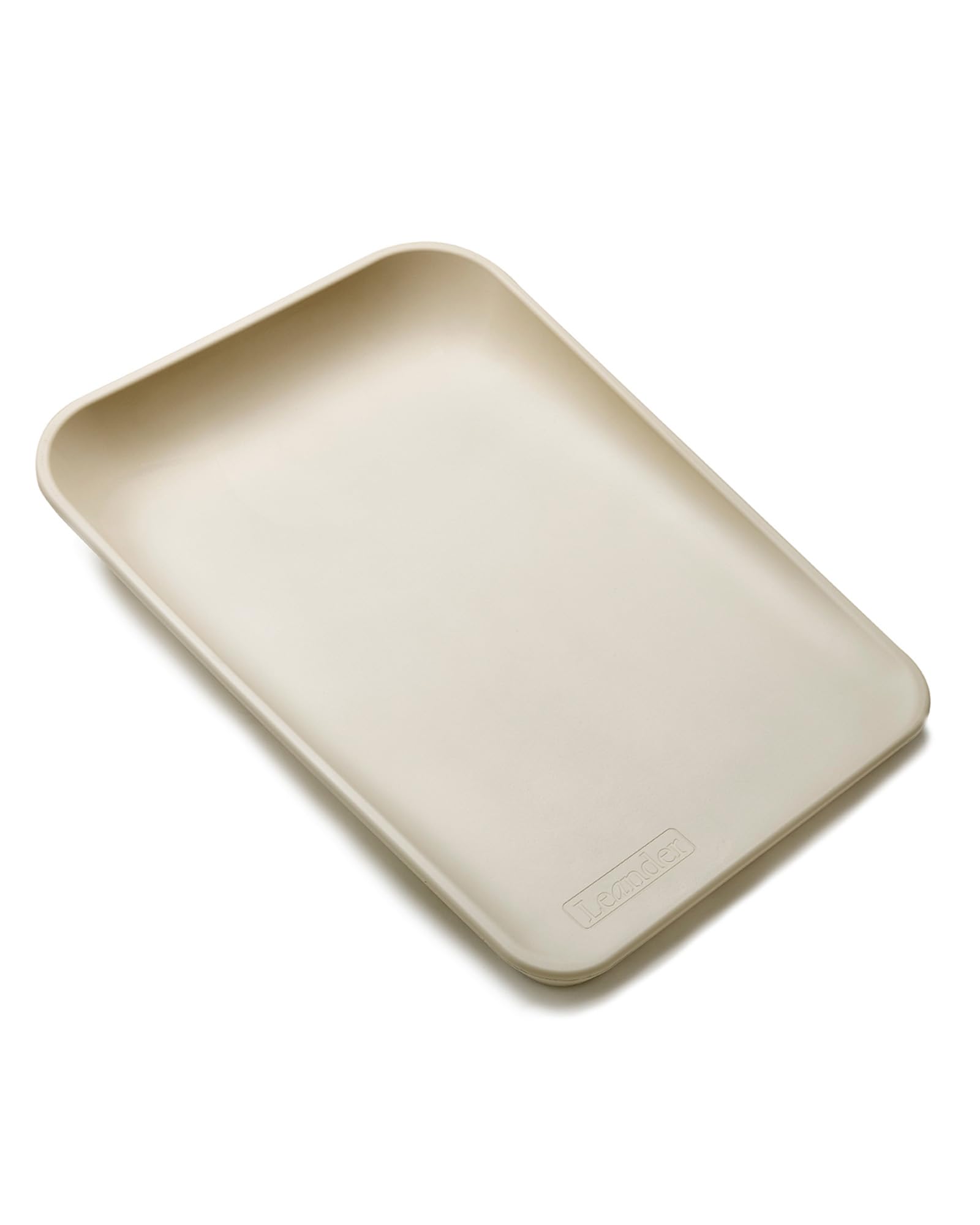 Leander Matty™ Wickelauflage 50x70 cm Cappuccino - Samtig-weiche Wickelunterlage - Wasserabweisend und Abwischbar - Rutschfest - Made in Dänemark