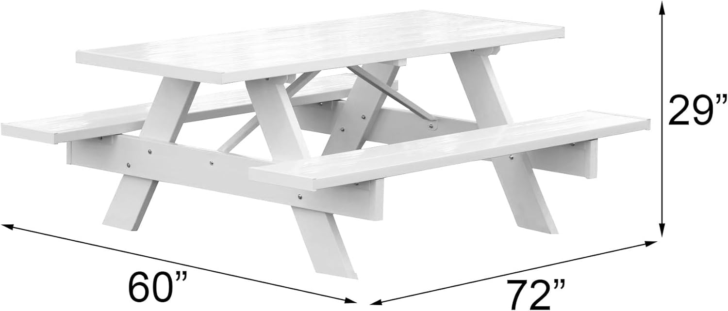 Dura-Trel Picnic Table, 6'