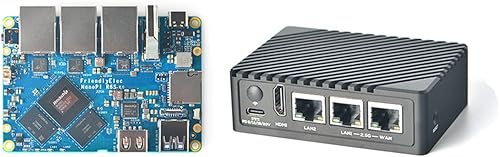 Nanopi R6S Mini router WiFi OpenWRT con tres puertos Ethernet Gbps LPDDR4X 8GB RAM basado en 6Tops NPU RK3588S Soc para IOT NAS Smart Home Gateway