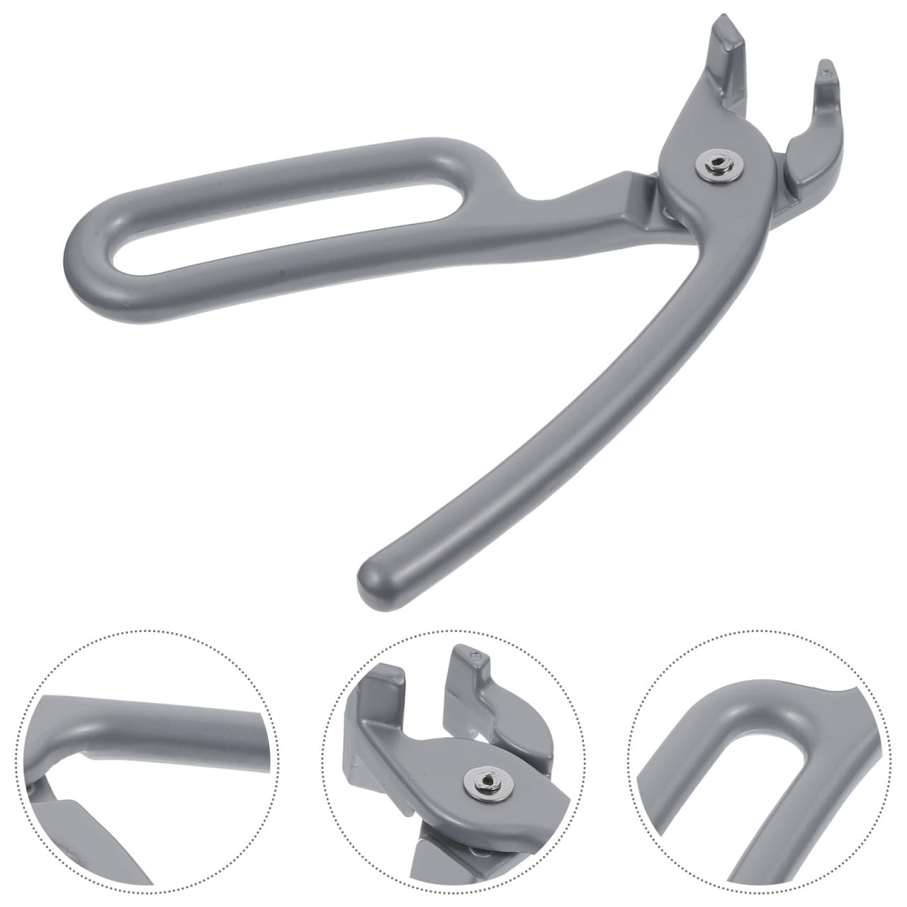 Pinza de cacerola, pinza de aluminio para pizza, abrazadera de olla de piedra para tazón, plato, bandeja 9