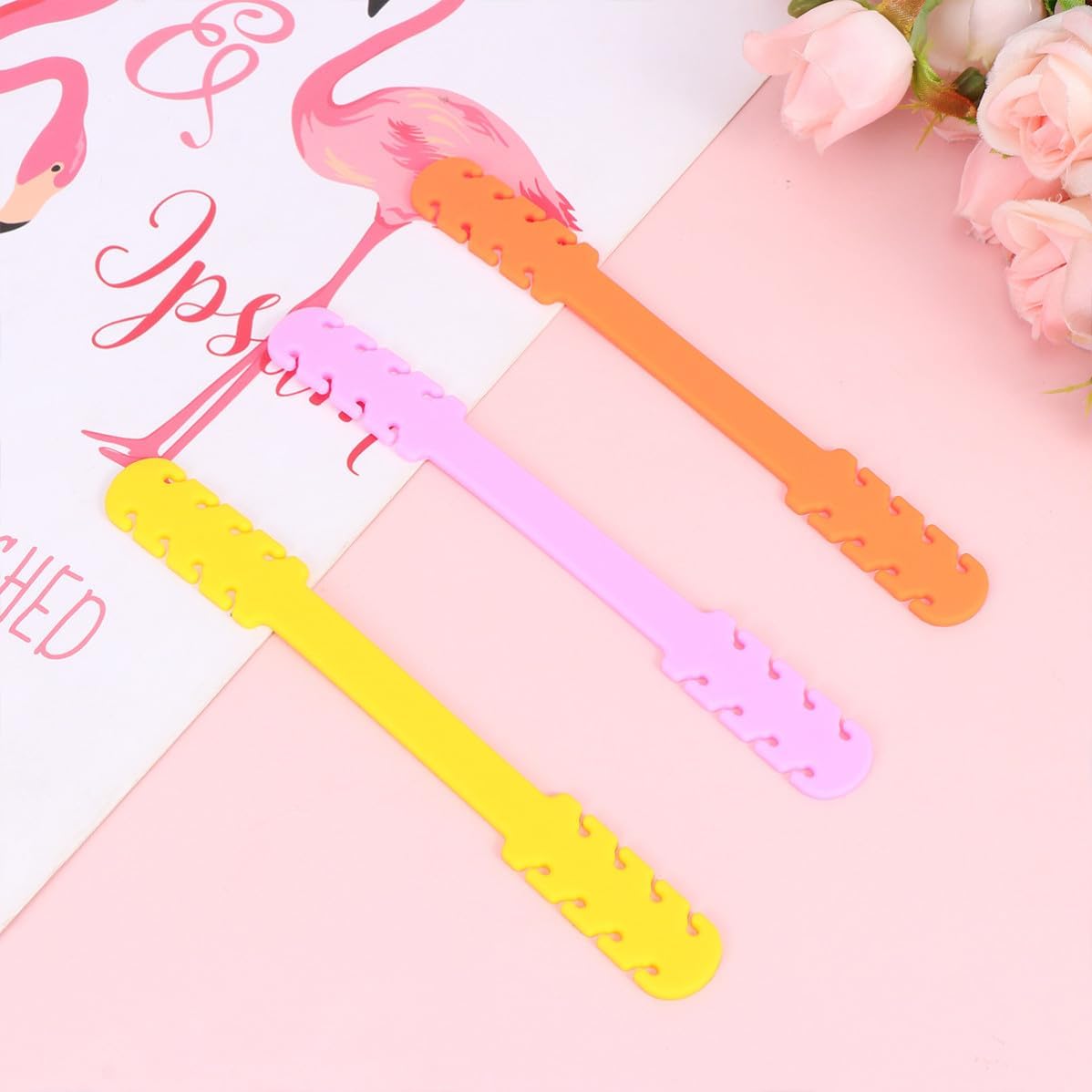 NOLITOY 20 Pcs Silicone Mask Strap Extenders for Ear-Band Masks with Adjustable Four Gears and Non-Slip Surface for Outdoor Use Color