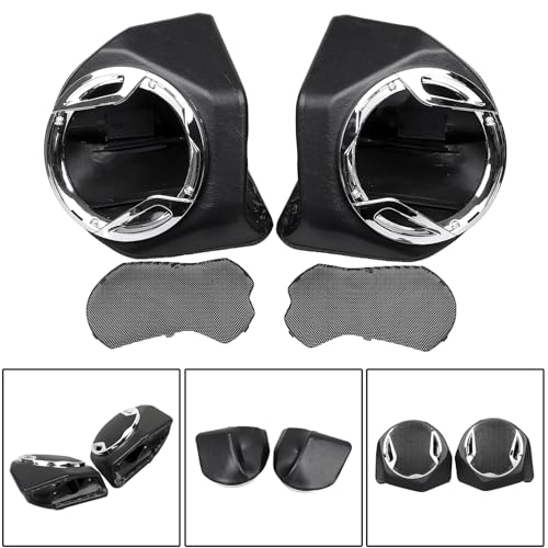 Par de almohadillas para parlantes traseros King 6.5¨ cromadas miniatura 2