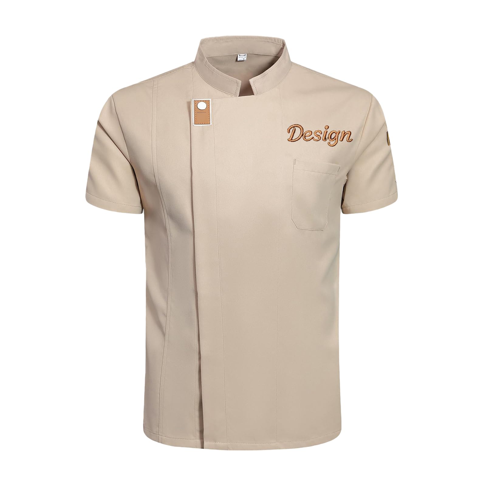 Chaqueta De Chef Personalizada Hombre & Mujer, Personalizable Con Bordado Nombre O Iniciales, Chaquetilla Cocinero Mangas Cortas Y Largas, Uniformes De Cocina Para Hoteles Restaurantes — view 9