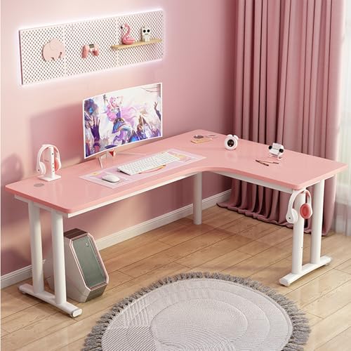 MTIETEME l���f�X�N �p�\�R���f�X�N �� L�� PC�f�X�N �������{�[�h�{�I ��120/140/160/180cm×����74cm �ω׏d200kg ���փf�X�N �g�ݗ��ĊȒP �l�ԍH�w�Ɋ�Â����݌v �w�K�E�ݑ�Ζ��E�����[�g���[�N�ɍœK(�z���C�g�{�s