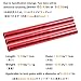 Triwonder Tent Pole Repair Splint Repair Kit Spare Repair Tube for Diameter 8.5-10.5mm (Red - 10 Pack)