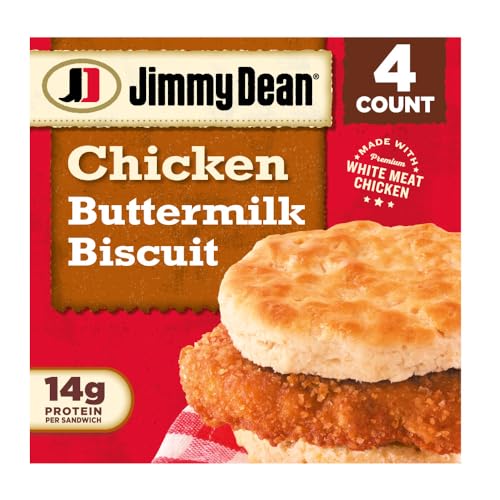 Jimmy Dean - Frozen Southern-Style Chicken Biscuit Sandwiches, 4 Count