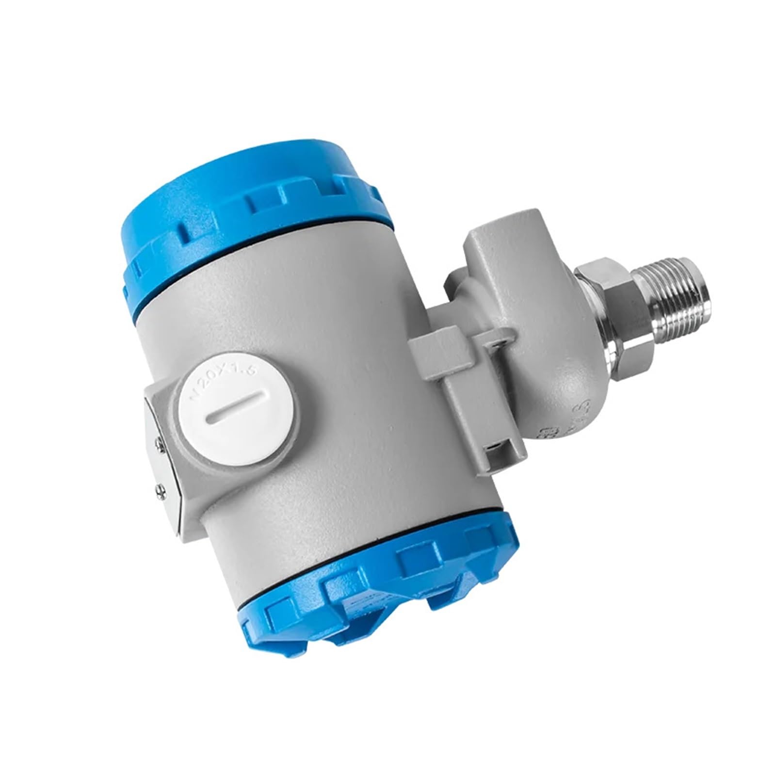 NOBIRTBSA Pressure Sensor Air Water Oil LCD Pressure Transmitter 0-60Mpa to 4-20mA RS485 G1/4 Pressure Sensor Transducer(4-20ma Lcd Display,0-1Mpa)