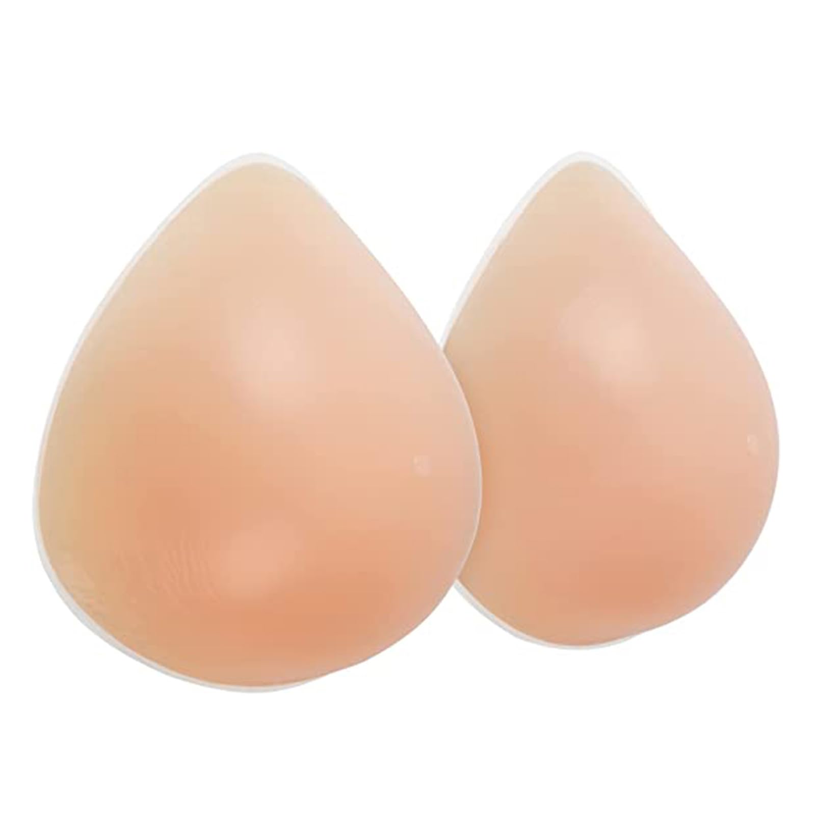 Proteza Piersi Silikonowe Samoprzylepne Wkładki Do Biustonosza Trójkątne Sztuczne Sztuczne Cycki Dla Mastektomii Crossdresser Cosplay 1 Para(1600g/pair, Nude)