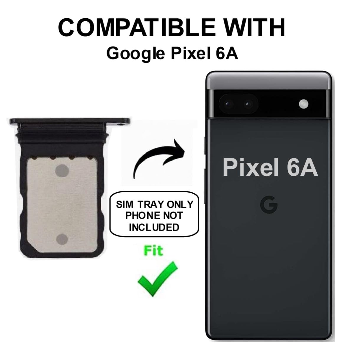 Amazon.com: PHONSUN Single SIM Card Tray Holder Replacement for