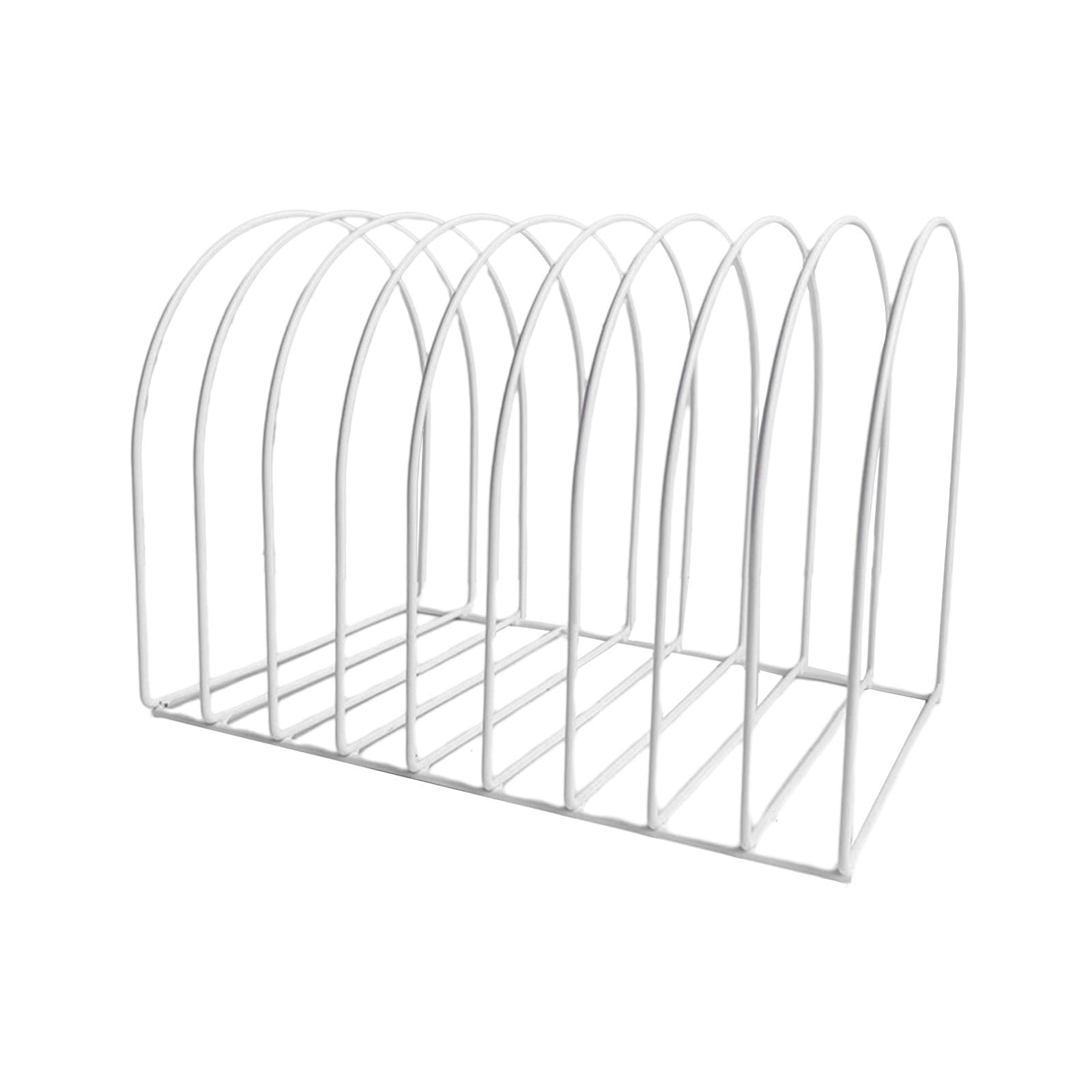 Sharplace Présentoir de chapeaux en laine, support de bonnet de bain, support décoratif de table pour chapeaux, support de rangement pour chapeaux en tricot, 10 grilles blanches
