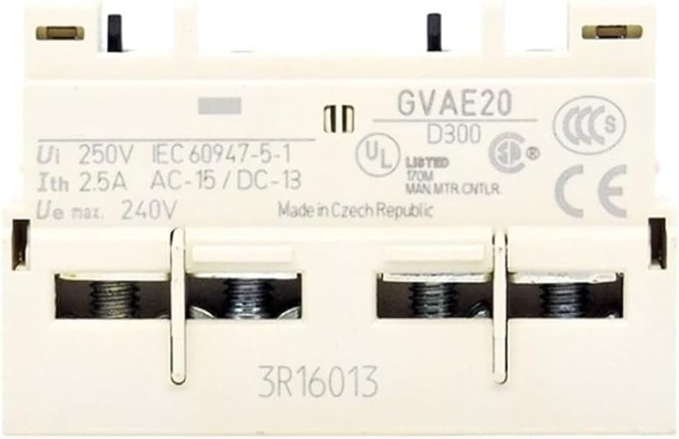 ALKOY Circuit breakerGV2 Instantaneous Auxiliary Contact Blocks for GV2 Circuit Breaker GVAE1 GVAE11 GVAE20 1Pcs (Size : GVAE11) (Size : GVAE1)