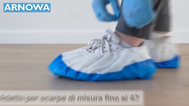 40 Copriscarpe Deluxe RE-GEN Non Tessuti &ndash; Blu, Taglia Unica Per Interni Ed Esterni