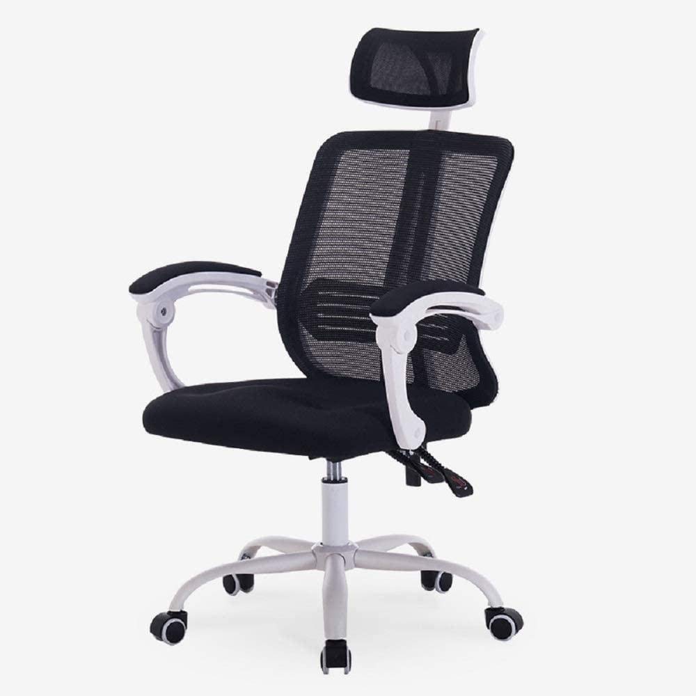 Chaise d'ordinateur en maille pivotante, tabouret de bureau ergonomique réglable