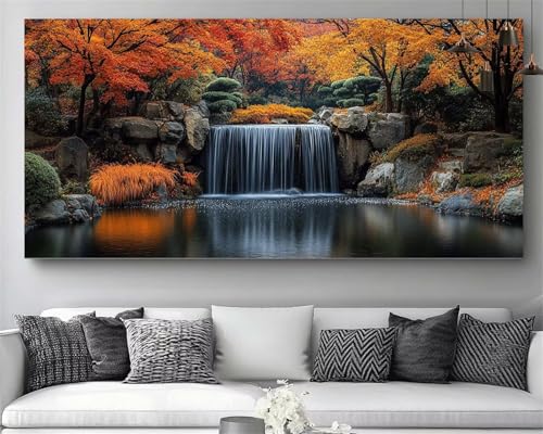DIY Tableau Strass Diamant Canevas Débutant Kit Paysage Cascade 5D M129