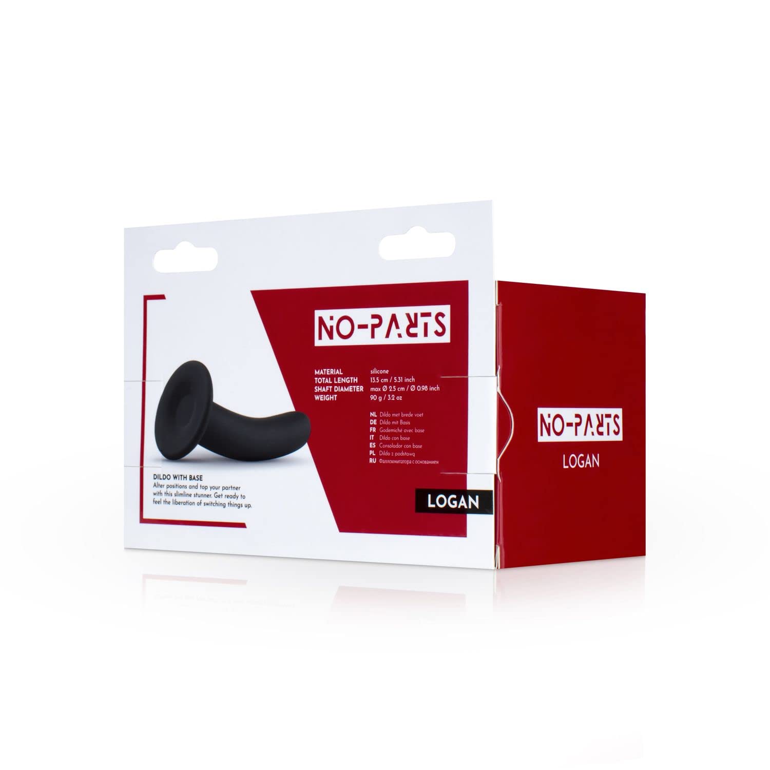 No-parti - Logan Dildo 13,5 cm - Nero