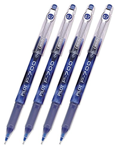 Bolígrafo Gel Pilot P-700 Rollerball Azul 4 Pack miniatura 1