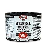 Protecto Wrap BT20XL Butyl™ SW Flashing Tape – Self-Adhering Waterproof Seal for Exterior Sheathing, Nailing Flanges, Window and Door Flashing – 120-Day UV Exposure – 4' x 50' Roll