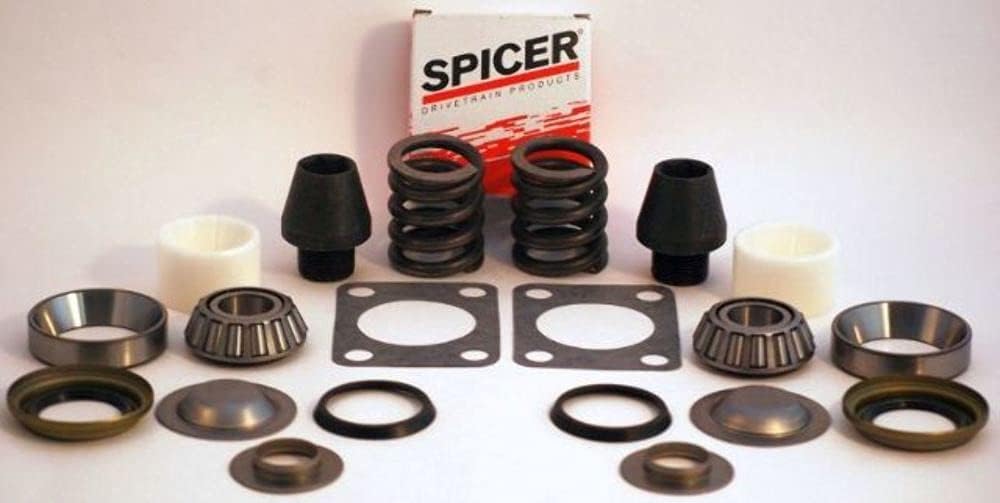 KINGPIN BEARING SEAL REBUILD KIT W/BUSHING & SPRING GM