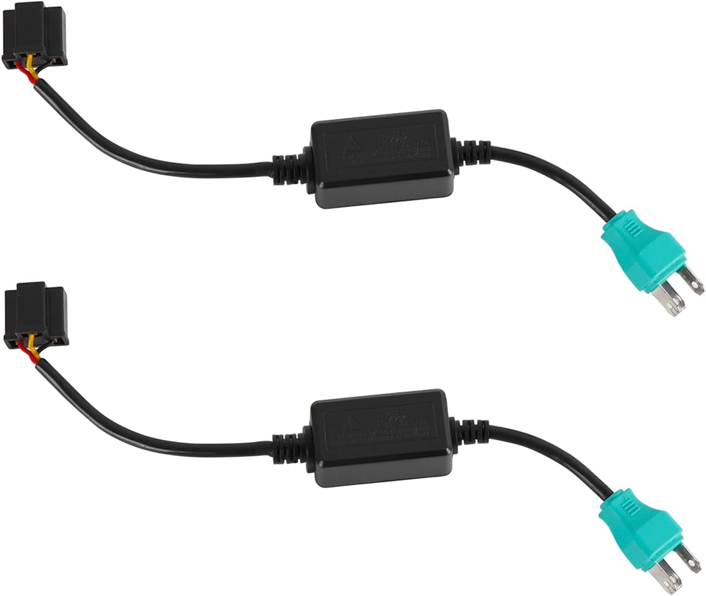 H4 HB2 9003 LED Headlight Decoder Antiflicker Harness Error Free