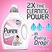 Purex Liquid Baby Laundry Detergent, Baby Soft Scent, 2X Concentrated, 2 Pack, 252 Total Loads