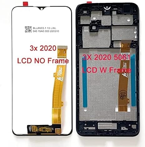 SHOWGOOD 6.52" for Alcatel 3X 2019 5048Y 5048A LCD Display Screen Touch Panel Digitizer for Alcatel 3X 2020 3 X 5061U LCD Frame (3X 2019 with Frame)