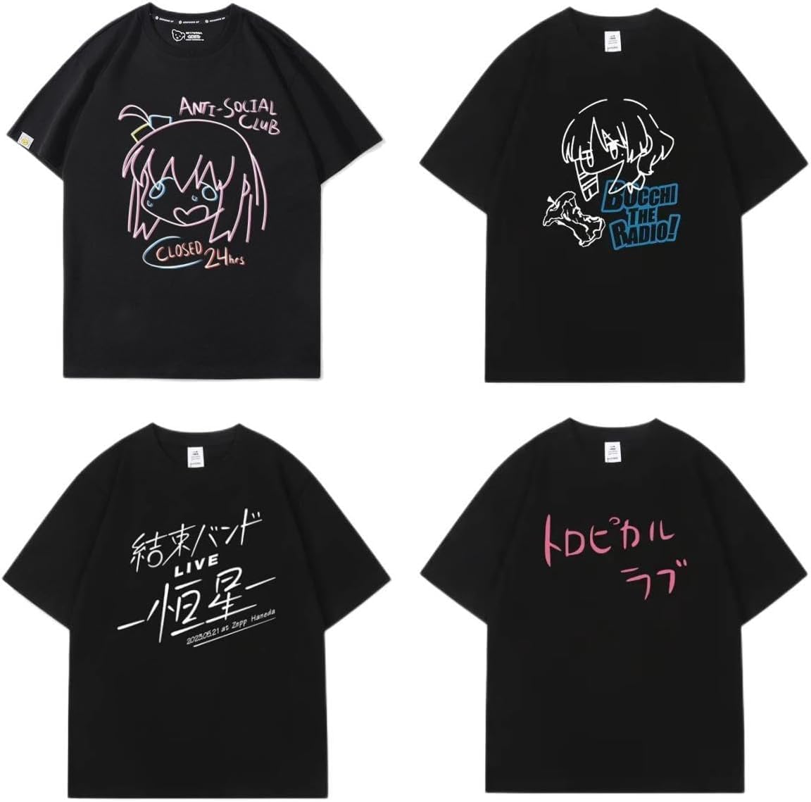 Amazon.co.jp: ぼっちざろっく tシャツ 結束バンド 後藤 ひとり