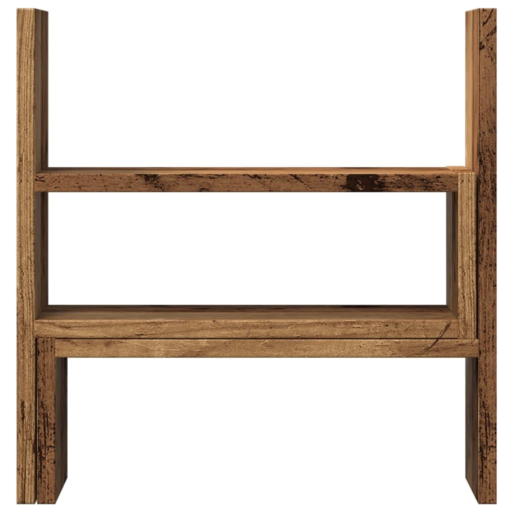 Organizer Scrivania Legno Antico 40x17x41 cm in Truciolato,Organizer da Scrivania,Portaoggetti da Scrivania,Organizer da Scrivania-854767
