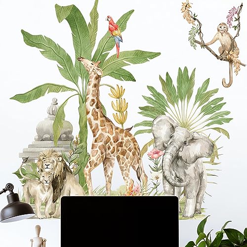 Vinilos decorativos de animales de selva tropical miniatura 4