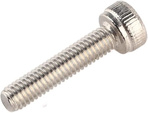 Miniatura 7 de Juego de tornillos de cabeza hexagonal M3, 100 unidades, tornillos de cabeza de zócalo de acero inoxidable 304 (M3* 14)