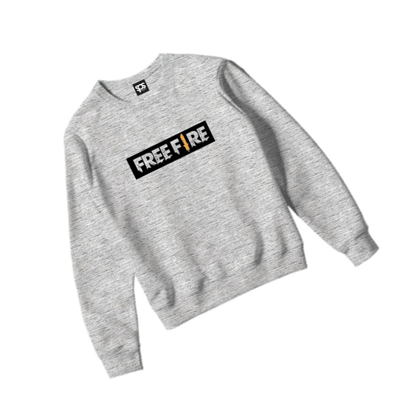 Image of Printed Full Sleeve Round Neck Sweatshirt for Boys & Girls