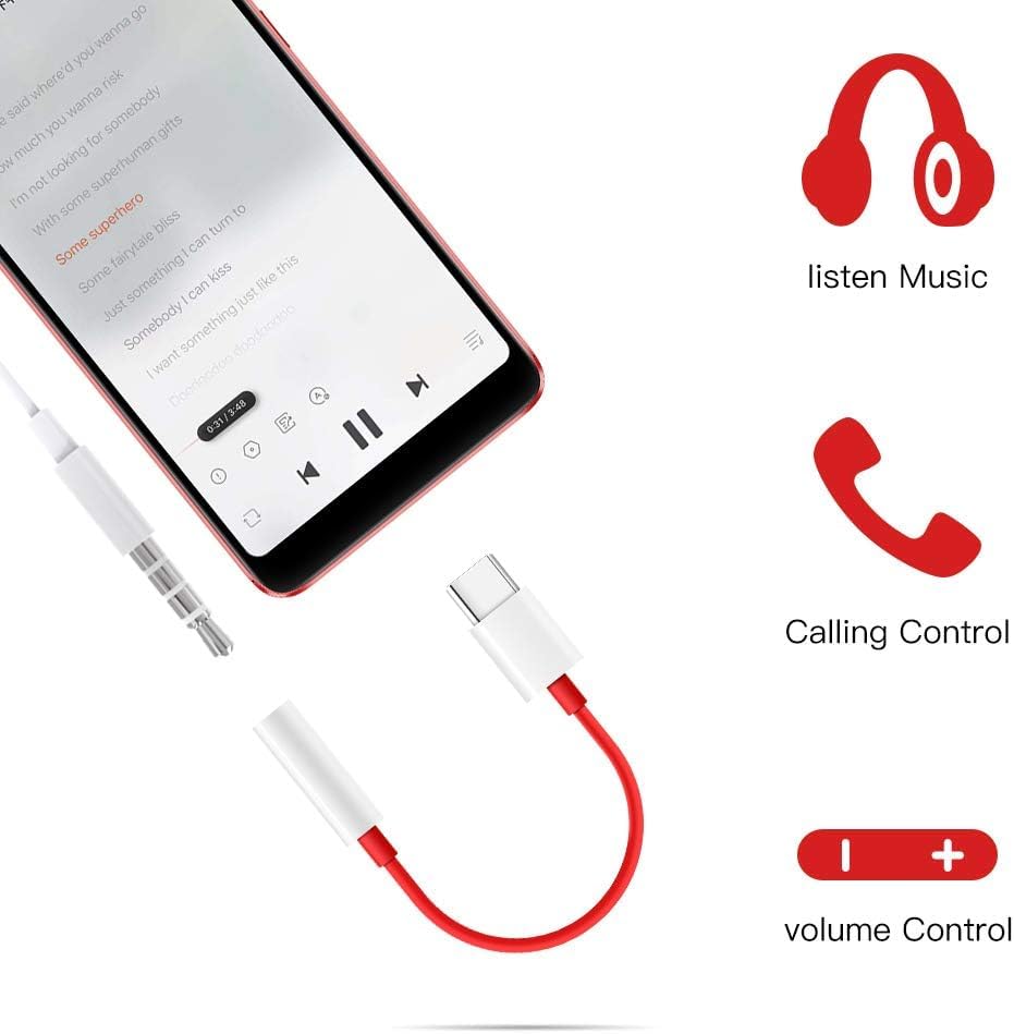 Image of KUZOOM USB Type C to 3.5mm Female Headphone Jack Adapter - USB C to Aux Audio for OnePlus, Samsung Galaxy, iPad Pro, Pixel - Grey