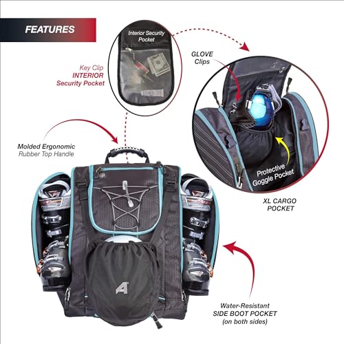 Athalon Everything Ski Boot Bag and Backpack Plus