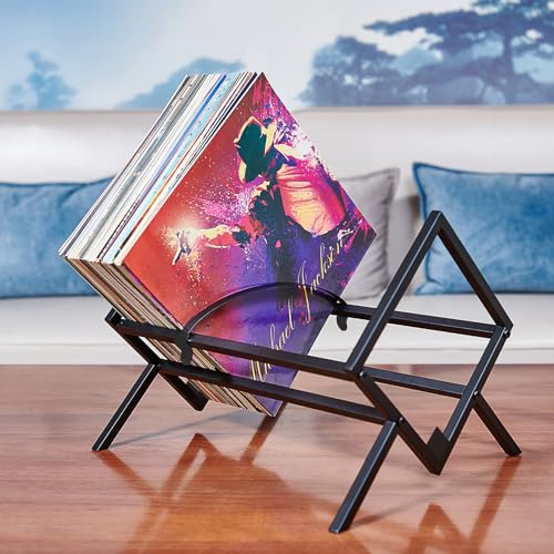 Soporte de discos de vinilo para 70 álbumes de 12 pulgadas 4