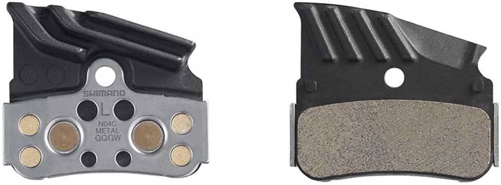 Amazon.com : SHIMANO N04C Metallic Pads XTR/XT/SLX 4 Pist : Sports