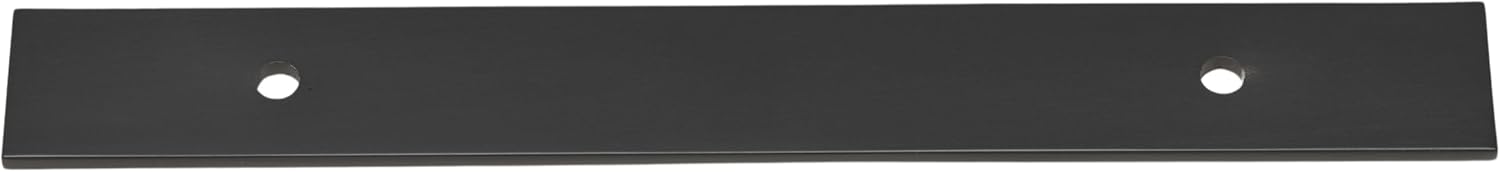 GlideRite 8-1/2" Squared Backplate 5-1/16" 128mm Center-Center, Satin Nickel - 8342-128-SN-50