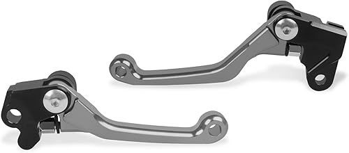 Miniatura 5 de Juego de palancas de embrague de freno corto CNC de aluminio compatible con Suzuki DRZ400 DRZ400S DRZ400SM DRZ400E 2000-2022 DR250R 97-00 DR200S
